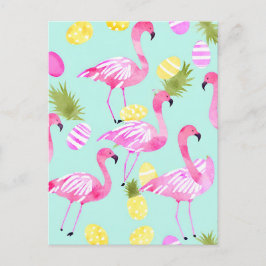 Postal Flamingo de Pascua