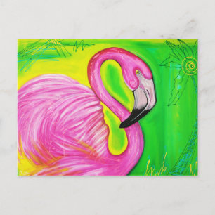 Postal Flamingo Eléctrica