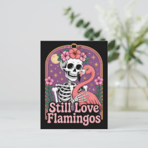 Postal Flamingo Love Forever LGBTQ Halloween