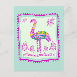 Postal Flamingo Quilt