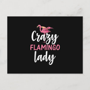 Postal Flamingo - Regalos Locos de las damas de flamenco
