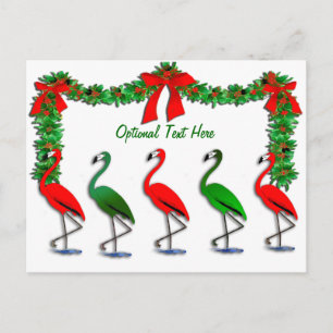 Postal Flamingo Rockettes Dancing Show
