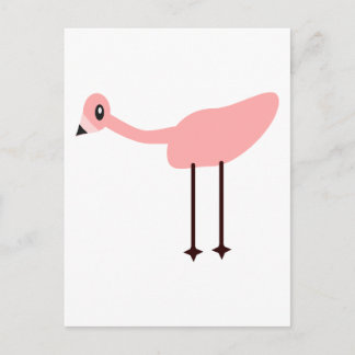 Postal Flamingo rosa