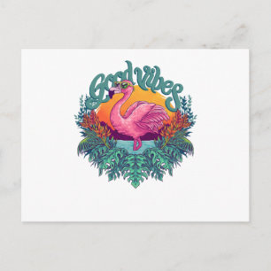 Postal Flamingo tropical