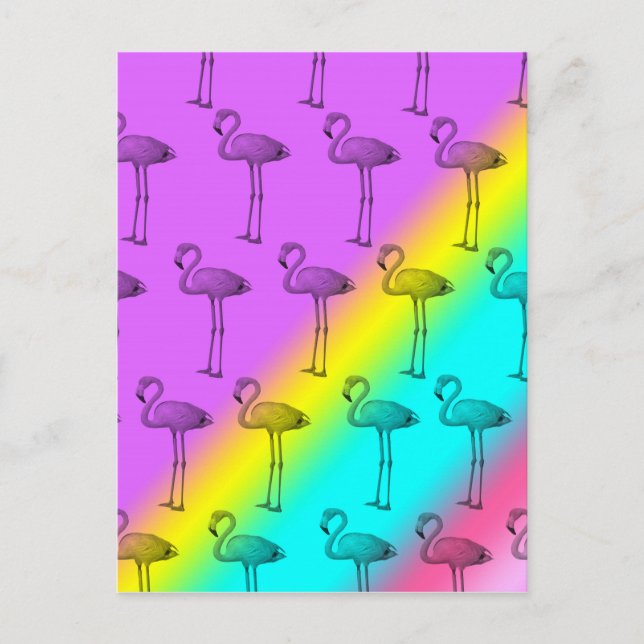 Postal Flamingos 2 (Anverso)