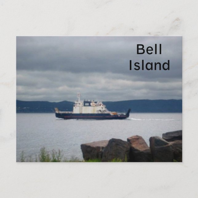Postal Flandes de ferris de Newfoundland Bell Island (Anverso)