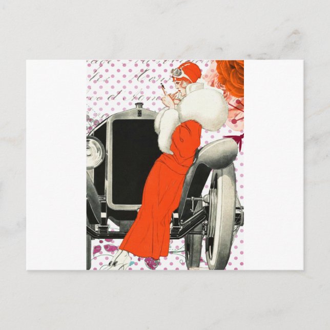 Postal flapor de polkadots (Anverso)