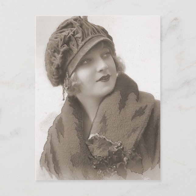 Postal Flapper de cosecha (95) (Anverso)