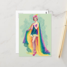 Postal Flapper en Cabo Arcoiris