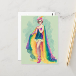Postal Flapper en Cabo Arcoiris