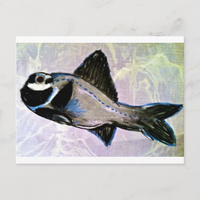 Postal Flashlight Fish (Anverso)