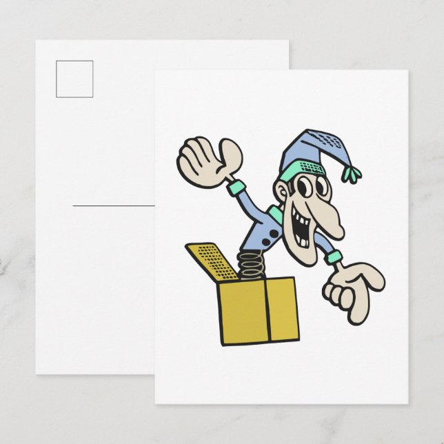 Postal Flat Thank You Card (Anverso / Reverso)