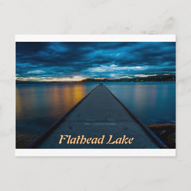 Postal Flathead Lake Boat Dock (Anverso)