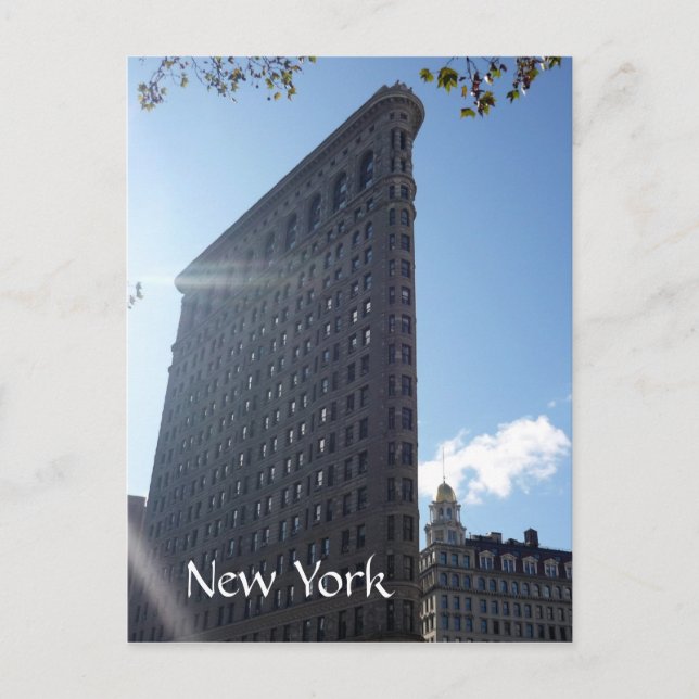 Postal flatiron arriba (Anverso)