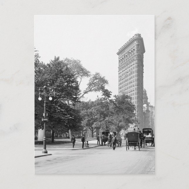 Postal Flatiron del 5°, NYC: 1906 (Anverso)