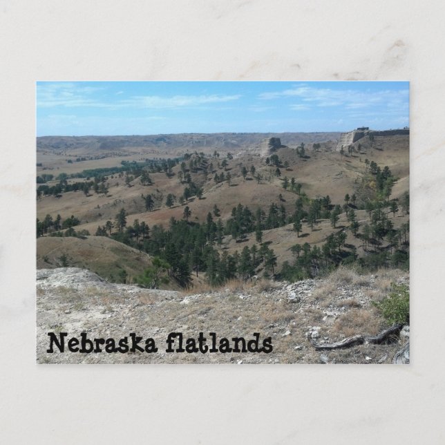 Postal Flatlands de Nebraska (te hice ver) (Anverso)