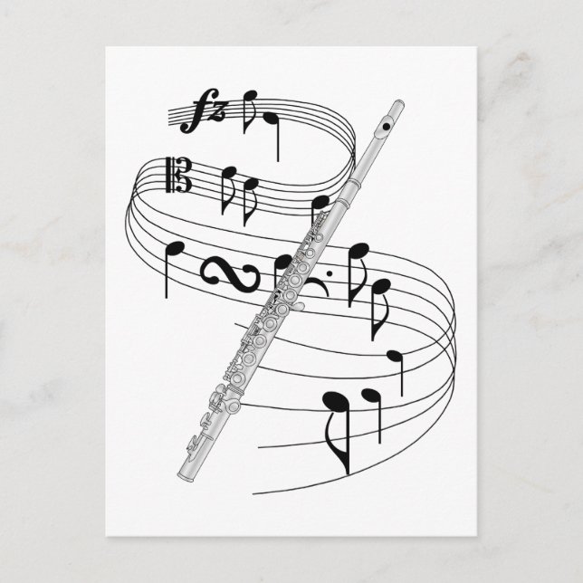 Postal Flauta (Anverso)