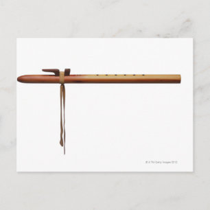 Postal Flauta cedar nativa estadounidense