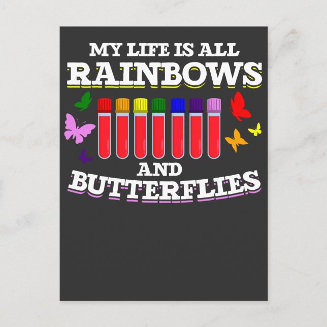 Postal Flebotomía de mariposa en el coworker (Anverso)