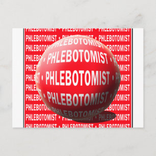 POSTAL FLEBOTOMISTA ESFERA SANGRE ARRIBA