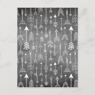 Postal Flecha de pizarra (negro)