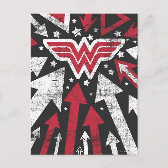 Postal Flechas de la Mujer Maravilla (Anverso)