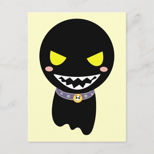 Postal Fleck el fantasma negro (Anverso)