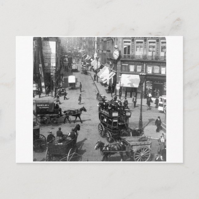 Postal Fleet Street London England, 1901 Reino Unido (Anverso)