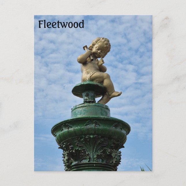 Postal Fleetwood - Fuente de agua (Anverso)