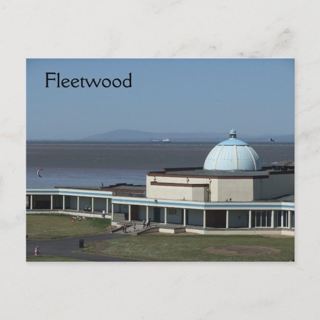 Postal Fleetwood Marine Hall (Anverso)