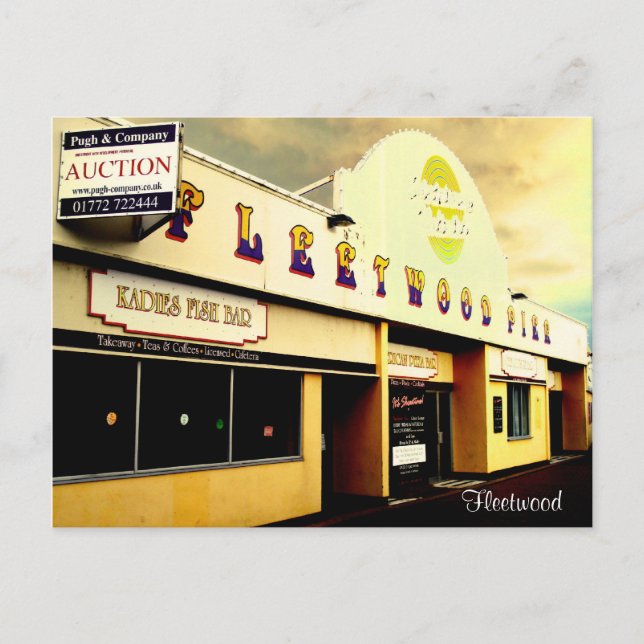 Postal Fleetwood Pier (Anverso)