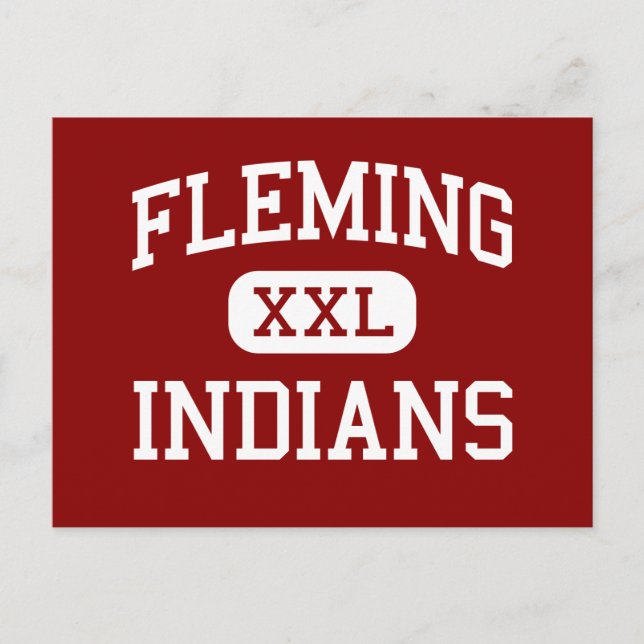 Postal Fleming - Indios - Medio - Las subvenciones pasan  (Anverso)