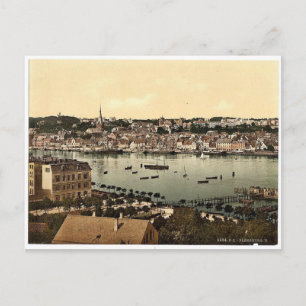 Postal Flensburg, vista desde Ballastberg, II., Schleswig