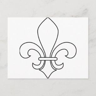 Postal Fleur-de-lis