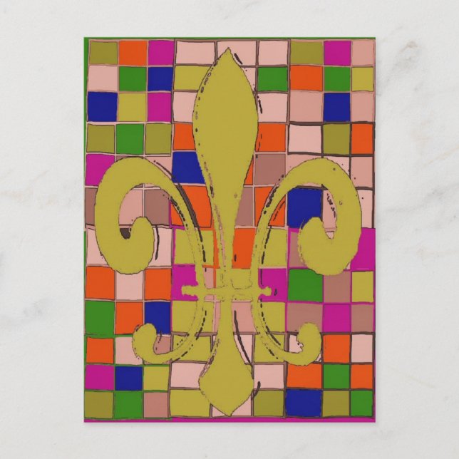 Postal Fleur De Lis (Anverso)