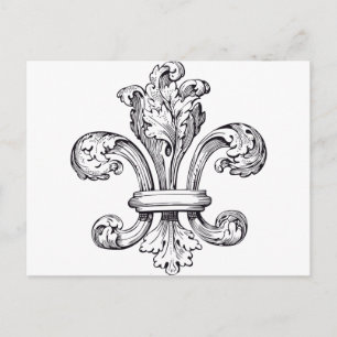 Postal fleur de lis