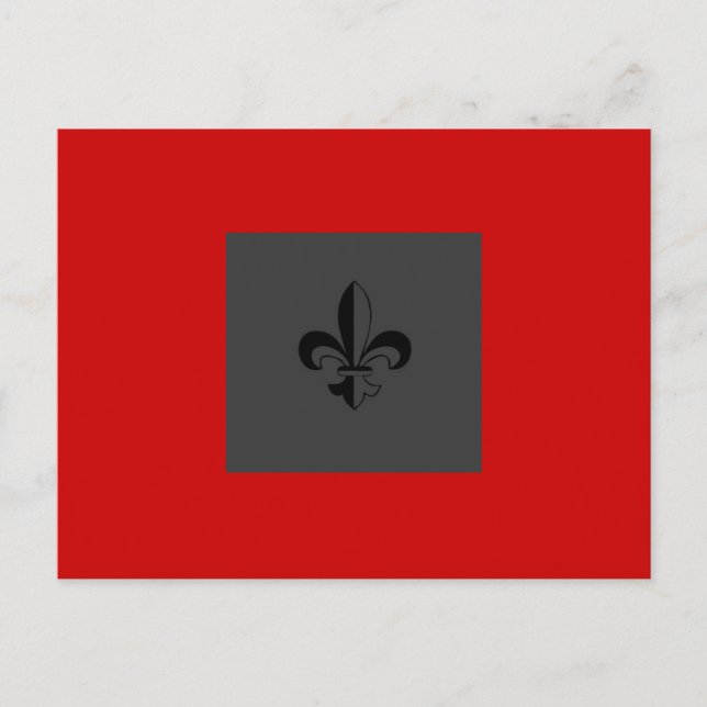 Postal Fleur de lis (Anverso)