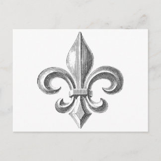 Postal Fleur de Lis