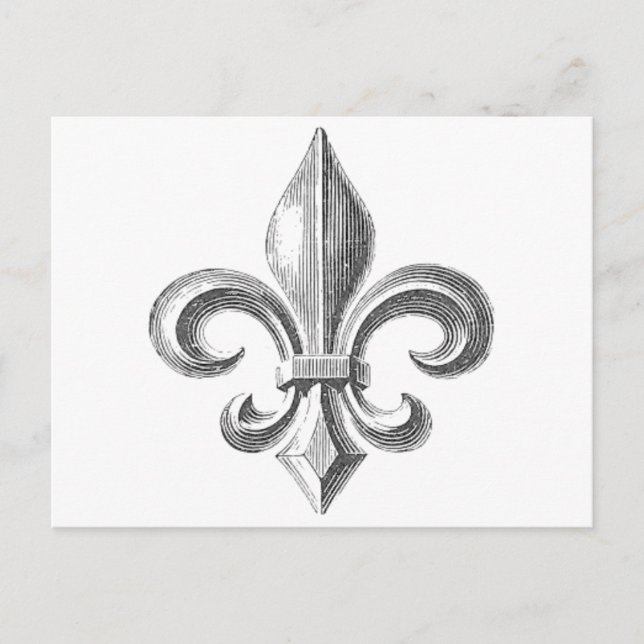 Postal Fleur de Lis (Anverso)