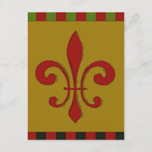 Postal Fleur De Lis