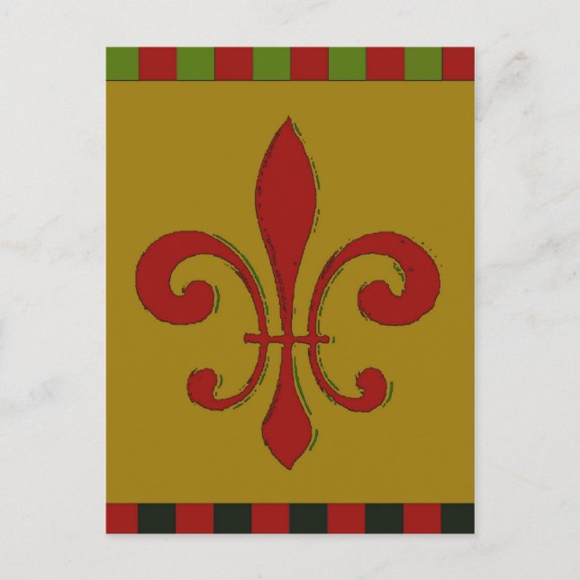 Postal Fleur De Lis (Anverso)