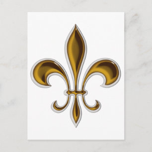 Postal Fleur De Lis