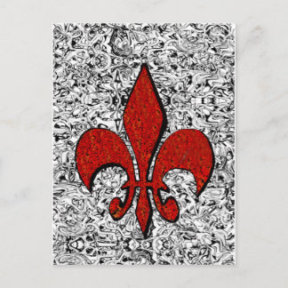 Postal fleur de lis