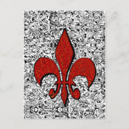 Postal fleur de lis