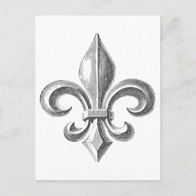Postal Fleur de Lis (Anverso)