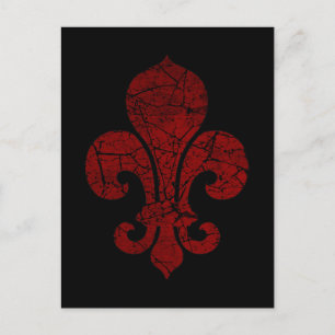 Postal fleur-de-lis-cracking_red