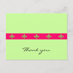 Postal Fleur de lis postcard