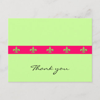 Postal Fleur de lis postcard