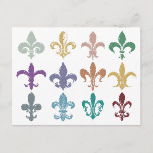 Postal Fleur de Lis Postcard