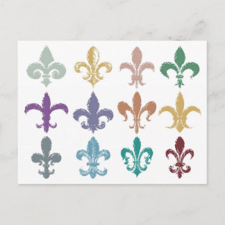 Postal Fleur de Lis Postcard